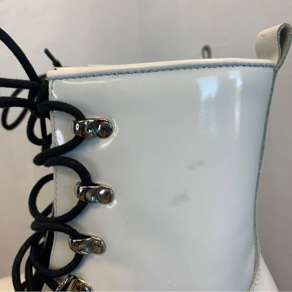 Roc White Combat Boots Size 41/ US 10 - NWOB! - Picture 7 of 13